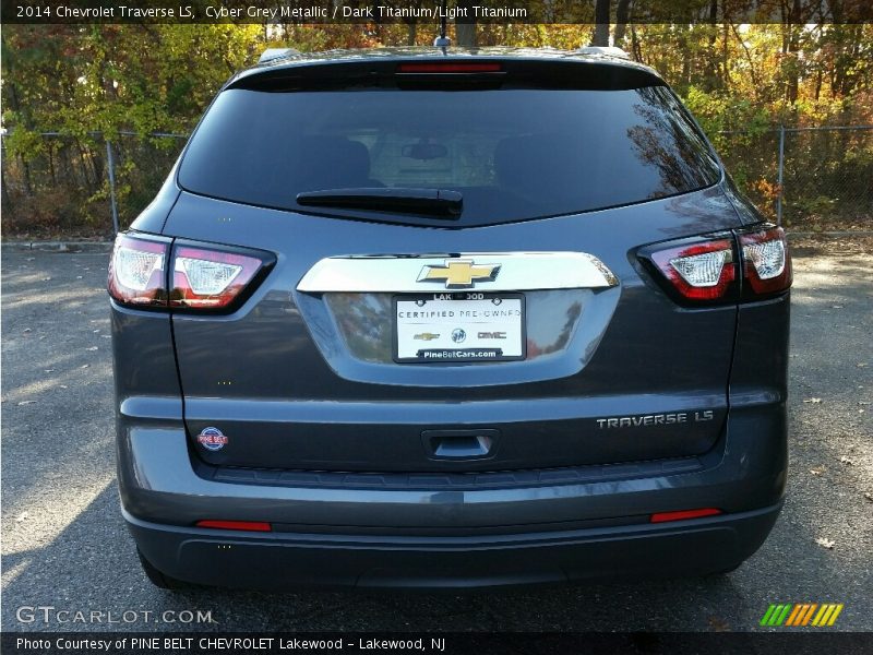 Cyber Grey Metallic / Dark Titanium/Light Titanium 2014 Chevrolet Traverse LS