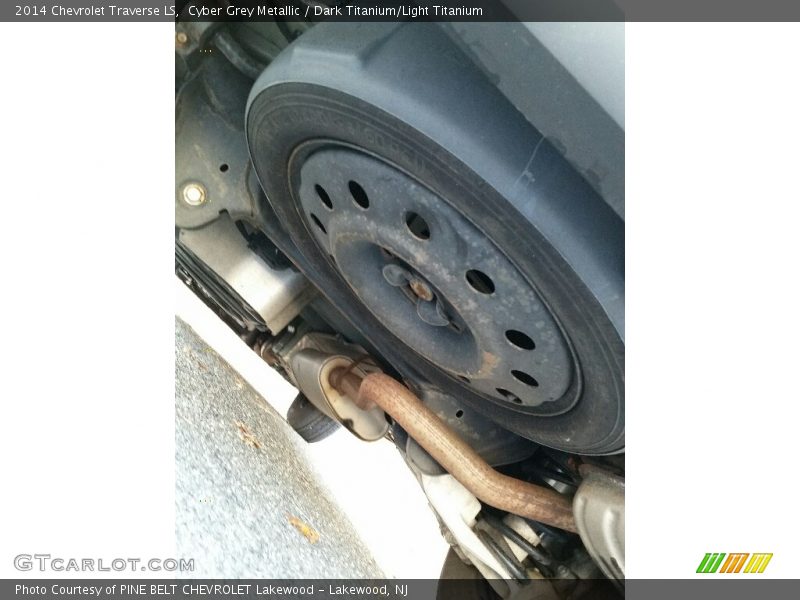 Cyber Grey Metallic / Dark Titanium/Light Titanium 2014 Chevrolet Traverse LS