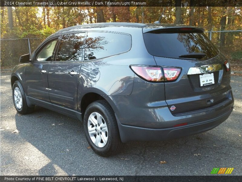 Cyber Grey Metallic / Dark Titanium/Light Titanium 2014 Chevrolet Traverse LS