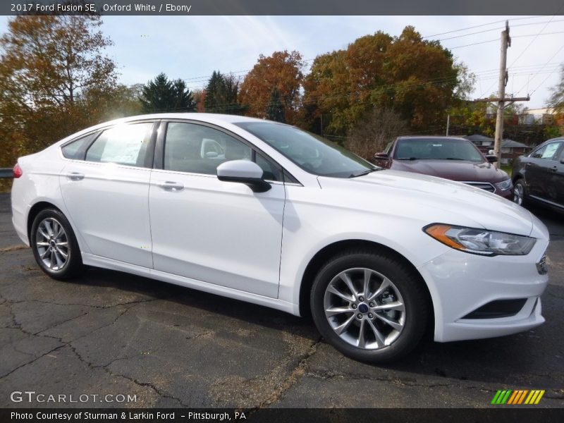Oxford White / Ebony 2017 Ford Fusion SE