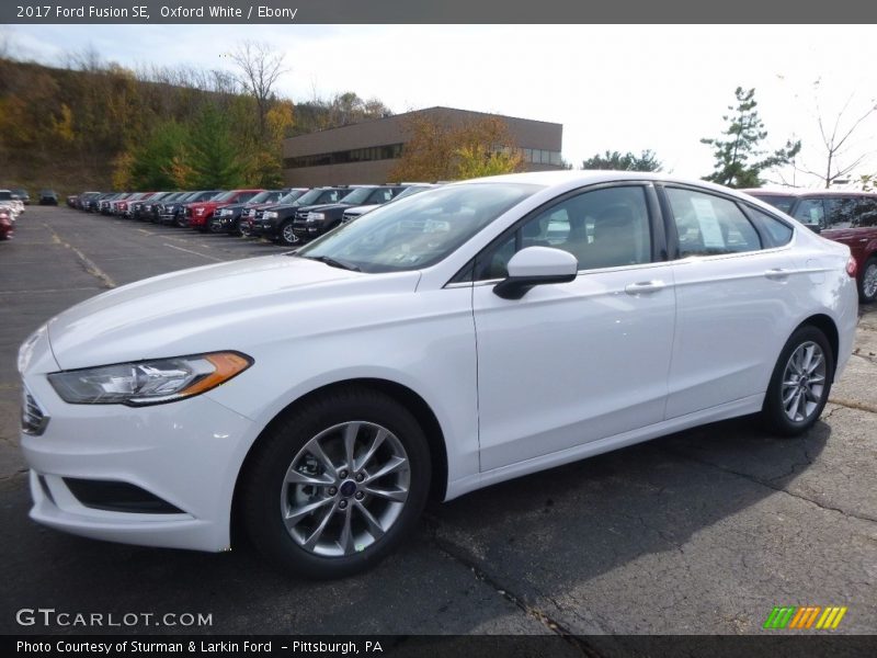 Oxford White / Ebony 2017 Ford Fusion SE