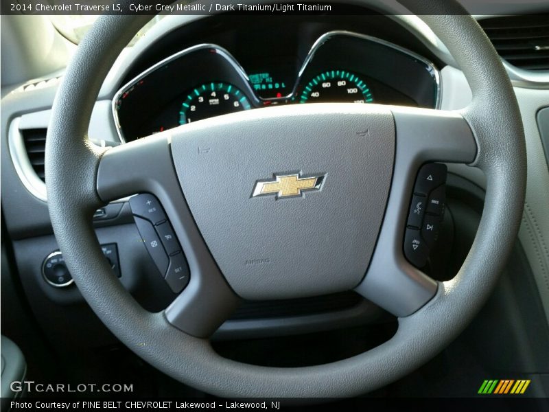 Cyber Grey Metallic / Dark Titanium/Light Titanium 2014 Chevrolet Traverse LS