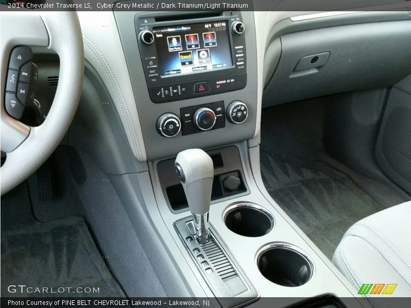 Cyber Grey Metallic / Dark Titanium/Light Titanium 2014 Chevrolet Traverse LS