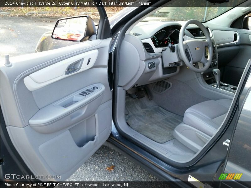 Cyber Grey Metallic / Dark Titanium/Light Titanium 2014 Chevrolet Traverse LS