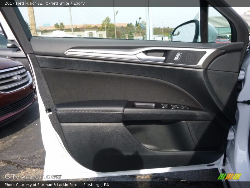 Oxford White / Ebony 2017 Ford Fusion SE