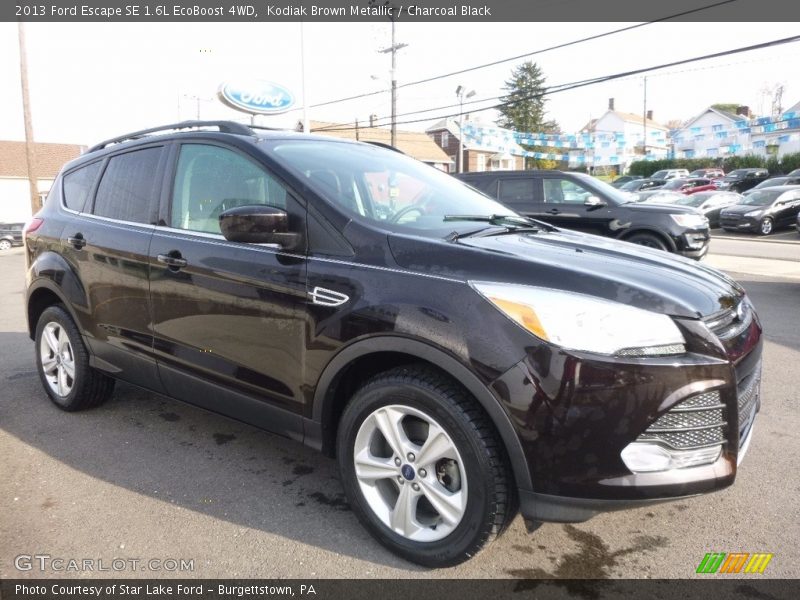 Kodiak Brown Metallic / Charcoal Black 2013 Ford Escape SE 1.6L EcoBoost 4WD