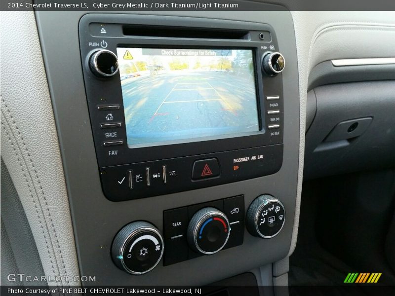 Cyber Grey Metallic / Dark Titanium/Light Titanium 2014 Chevrolet Traverse LS