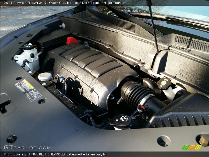 Cyber Grey Metallic / Dark Titanium/Light Titanium 2014 Chevrolet Traverse LS