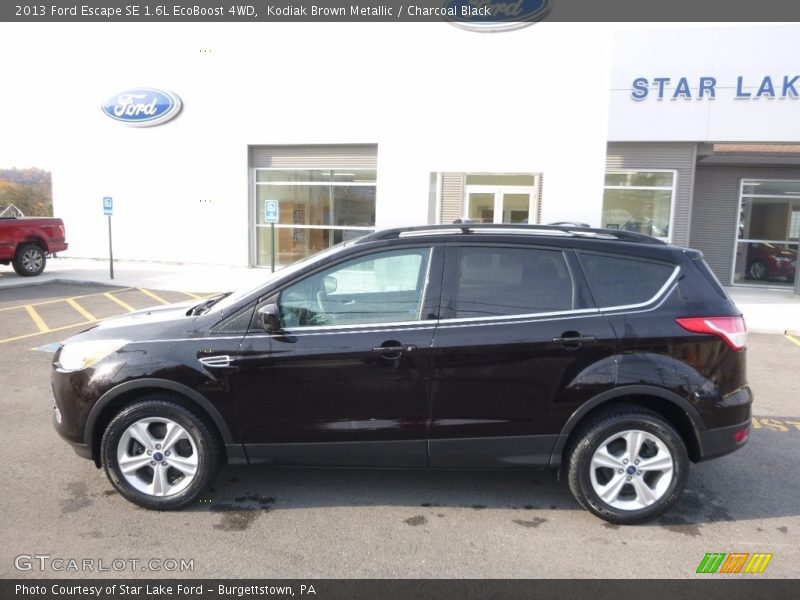 Kodiak Brown Metallic / Charcoal Black 2013 Ford Escape SE 1.6L EcoBoost 4WD