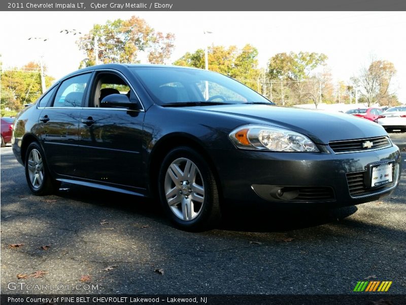 Cyber Gray Metallic / Ebony 2011 Chevrolet Impala LT