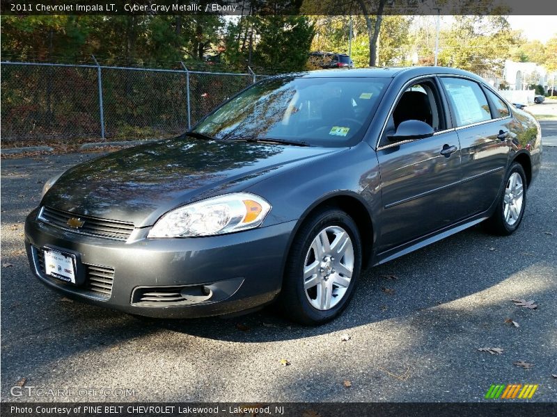 Cyber Gray Metallic / Ebony 2011 Chevrolet Impala LT
