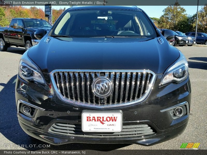 Ebony Twilight Metallic / Ebony 2017 Buick Envision Premium AWD