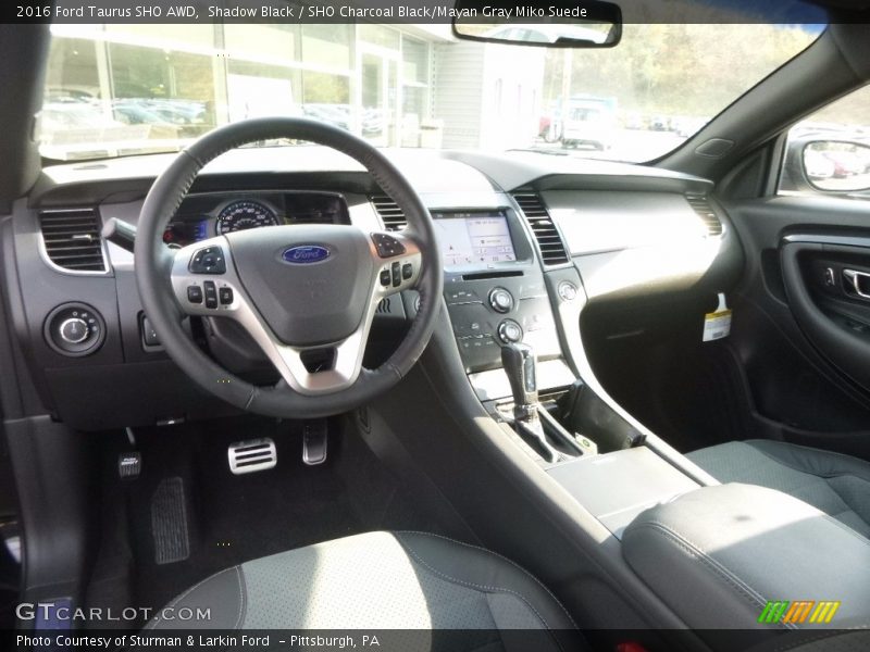 Front Seat of 2016 Taurus SHO AWD