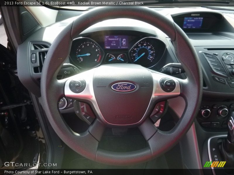 Kodiak Brown Metallic / Charcoal Black 2013 Ford Escape SE 1.6L EcoBoost 4WD