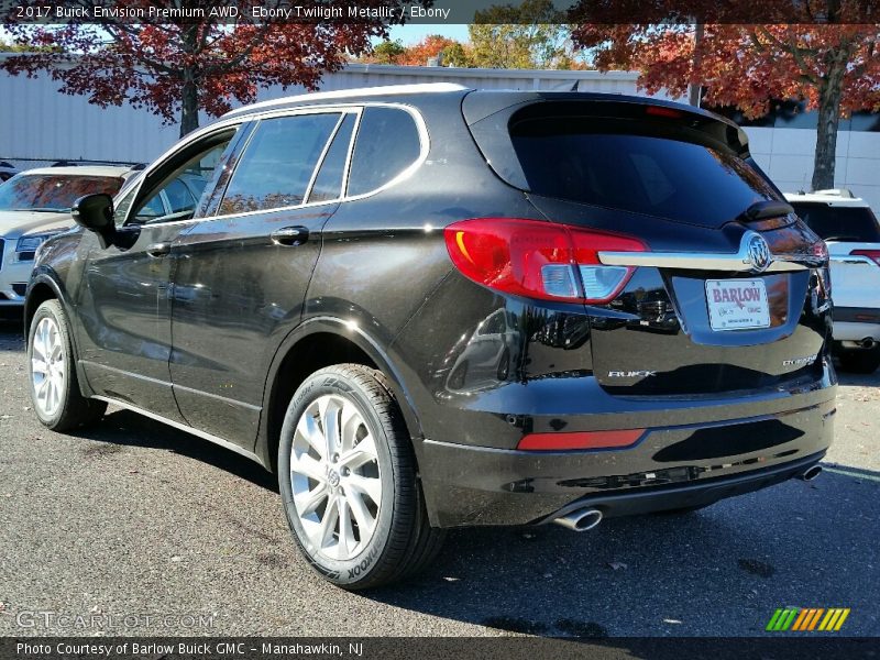 Ebony Twilight Metallic / Ebony 2017 Buick Envision Premium AWD