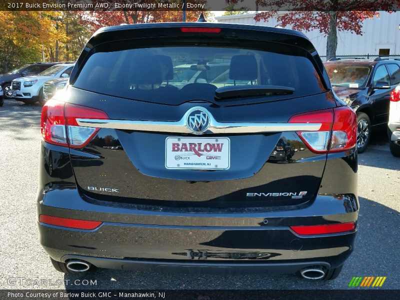 Ebony Twilight Metallic / Ebony 2017 Buick Envision Premium AWD