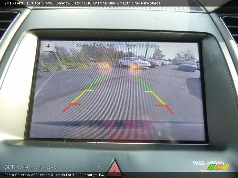 Shadow Black / SHO Charcoal Black/Mayan Gray Miko Suede 2016 Ford Taurus SHO AWD