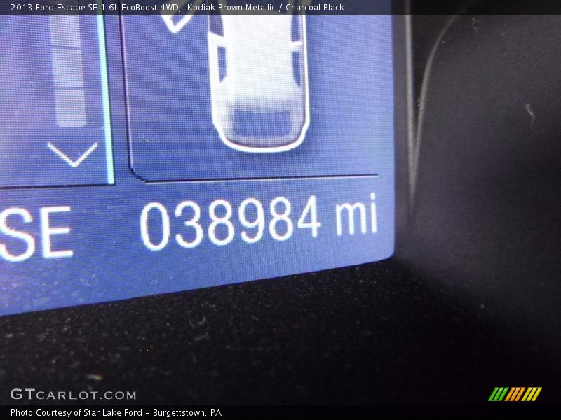 Kodiak Brown Metallic / Charcoal Black 2013 Ford Escape SE 1.6L EcoBoost 4WD