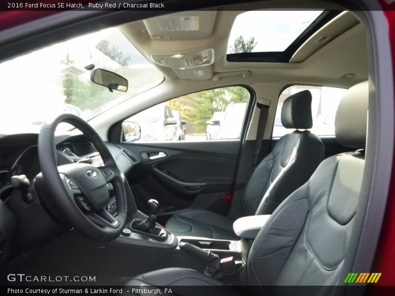 Ruby Red / Charcoal Black 2016 Ford Focus SE Hatch
