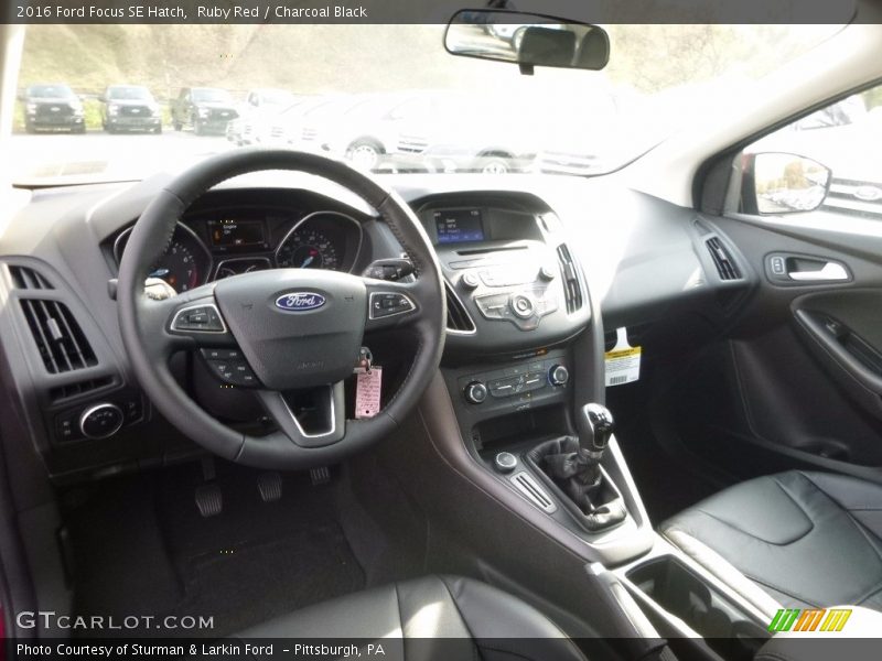Ruby Red / Charcoal Black 2016 Ford Focus SE Hatch