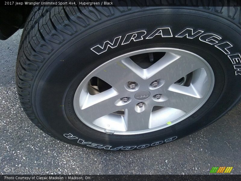 Hypergreen / Black 2017 Jeep Wrangler Unlimited Sport 4x4