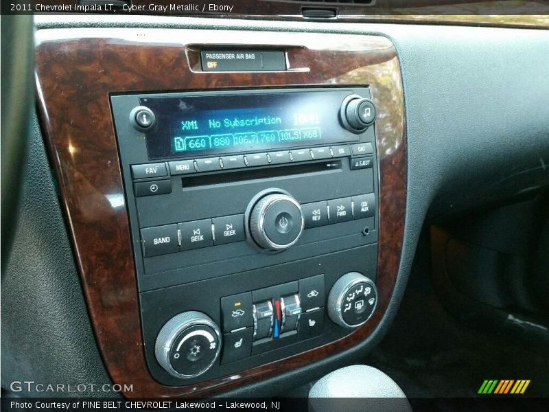 Cyber Gray Metallic / Ebony 2011 Chevrolet Impala LT