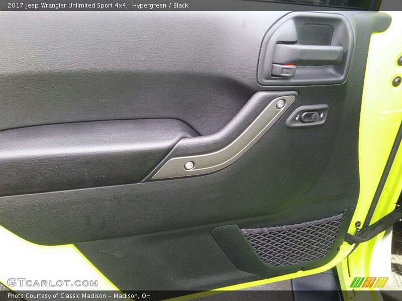 Hypergreen / Black 2017 Jeep Wrangler Unlimited Sport 4x4
