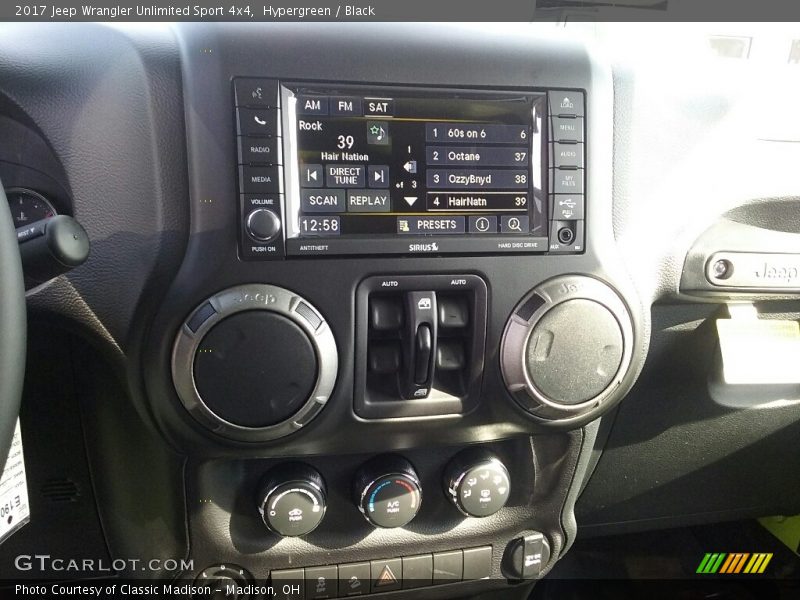 Hypergreen / Black 2017 Jeep Wrangler Unlimited Sport 4x4