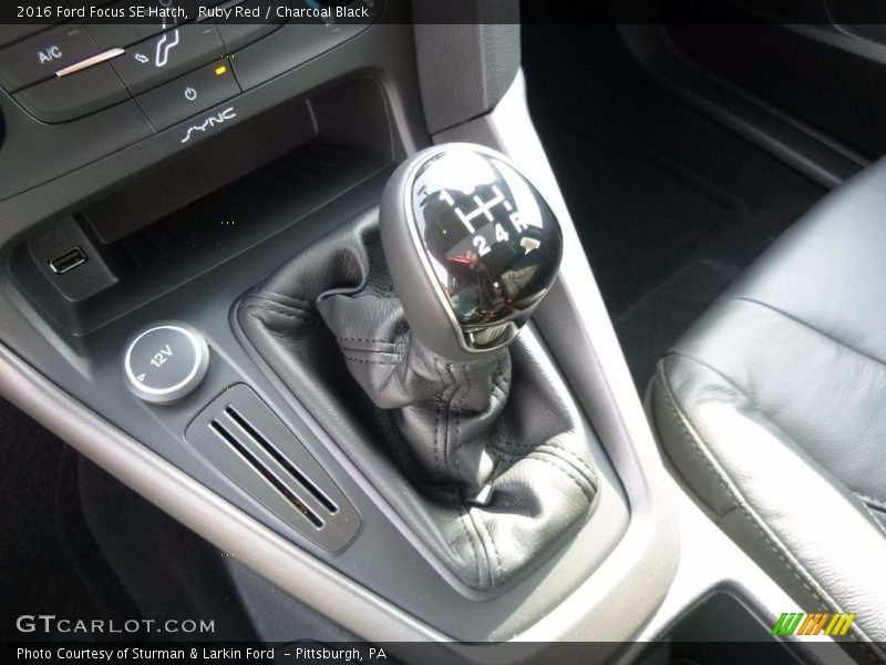 Ruby Red / Charcoal Black 2016 Ford Focus SE Hatch