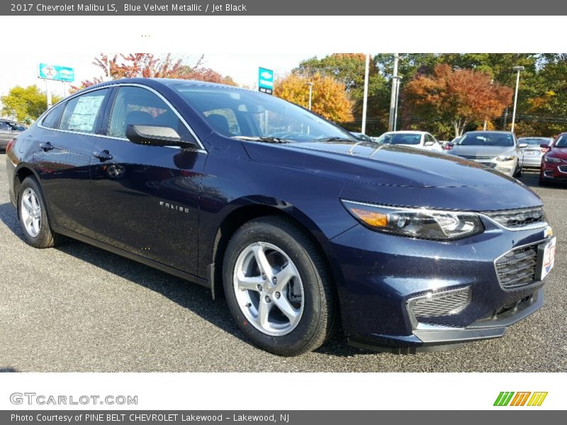 Blue Velvet Metallic / Jet Black 2017 Chevrolet Malibu LS