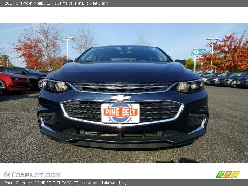 Blue Velvet Metallic / Jet Black 2017 Chevrolet Malibu LS