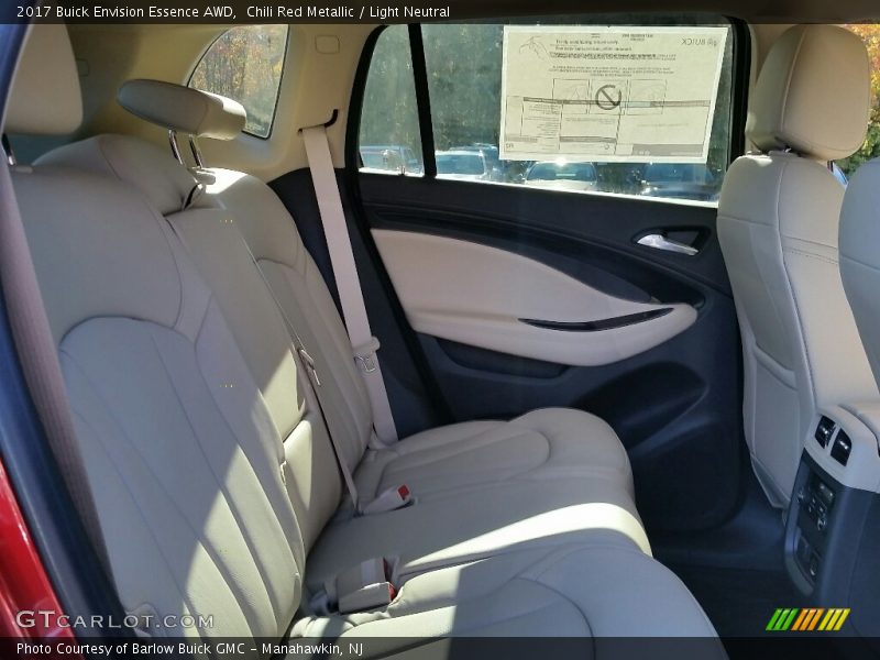 Chili Red Metallic / Light Neutral 2017 Buick Envision Essence AWD