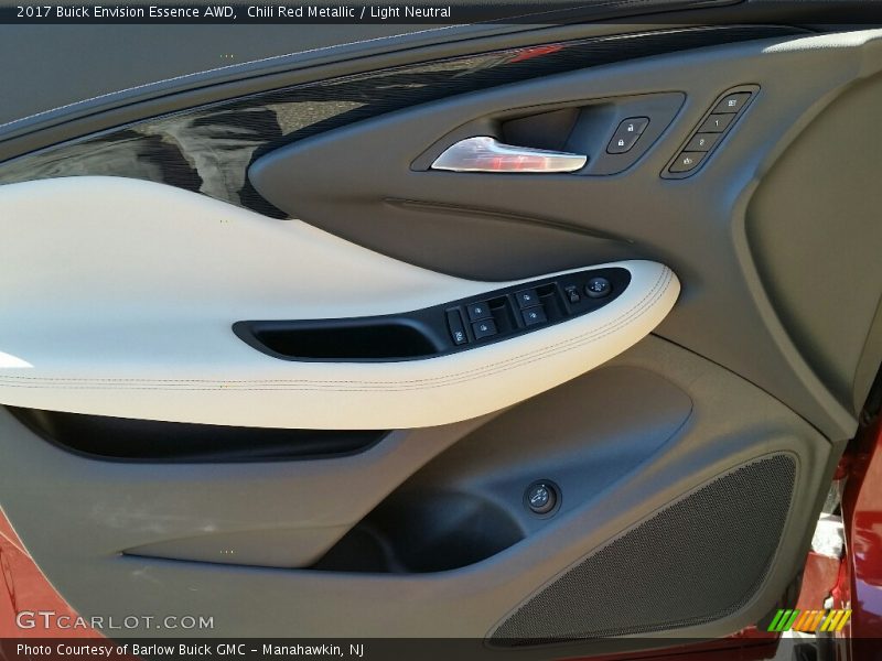 Chili Red Metallic / Light Neutral 2017 Buick Envision Essence AWD