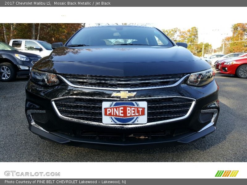 Mosaic Black Metallic / Jet Black 2017 Chevrolet Malibu LS