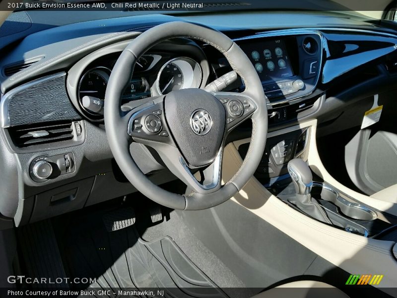 Chili Red Metallic / Light Neutral 2017 Buick Envision Essence AWD