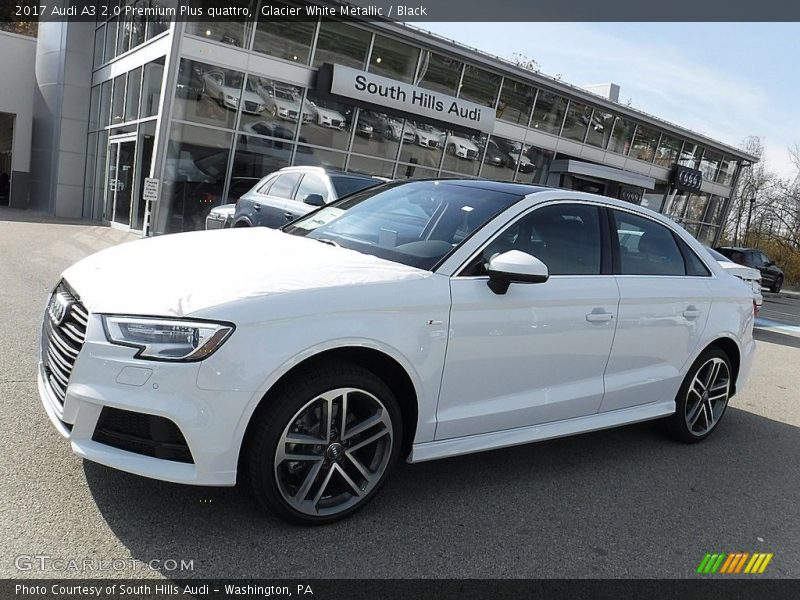 Glacier White Metallic / Black 2017 Audi A3 2.0 Premium Plus quattro