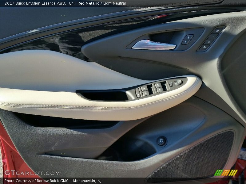 Chili Red Metallic / Light Neutral 2017 Buick Envision Essence AWD