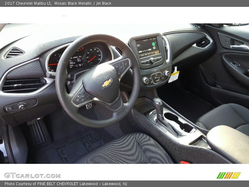 Mosaic Black Metallic / Jet Black 2017 Chevrolet Malibu LS
