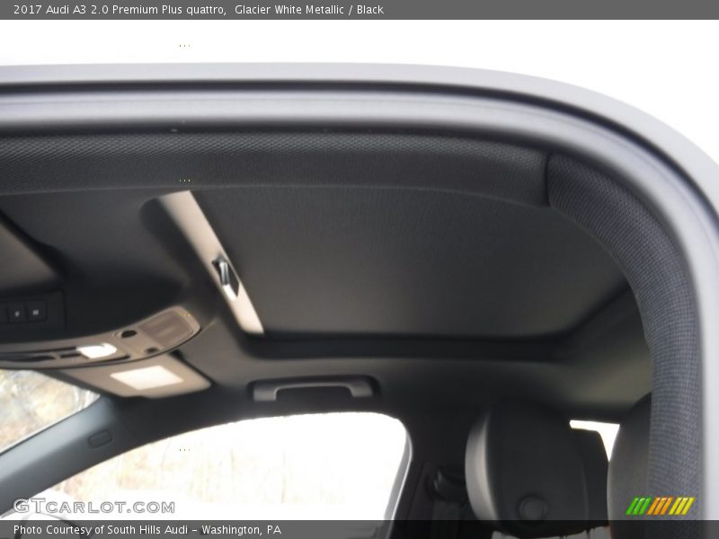 Glacier White Metallic / Black 2017 Audi A3 2.0 Premium Plus quattro