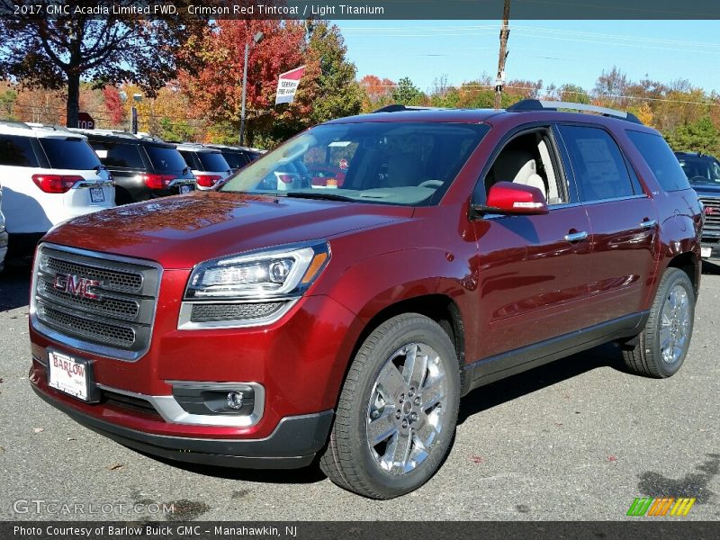 Crimson Red Tintcoat / Light Titanium 2017 GMC Acadia Limited FWD
