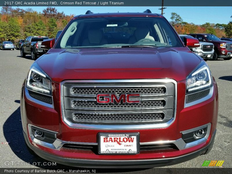 Crimson Red Tintcoat / Light Titanium 2017 GMC Acadia Limited FWD