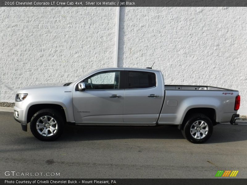  2016 Colorado LT Crew Cab 4x4 Silver Ice Metallic