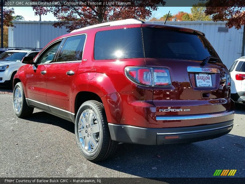 Crimson Red Tintcoat / Light Titanium 2017 GMC Acadia Limited FWD