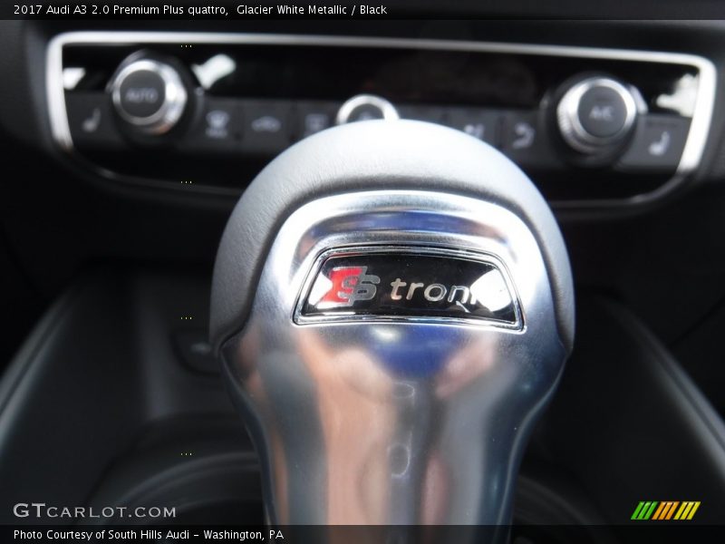 Glacier White Metallic / Black 2017 Audi A3 2.0 Premium Plus quattro