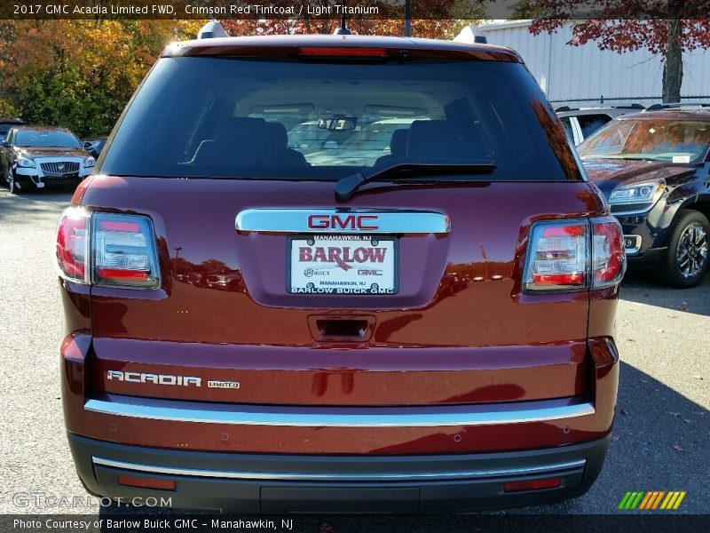 Crimson Red Tintcoat / Light Titanium 2017 GMC Acadia Limited FWD
