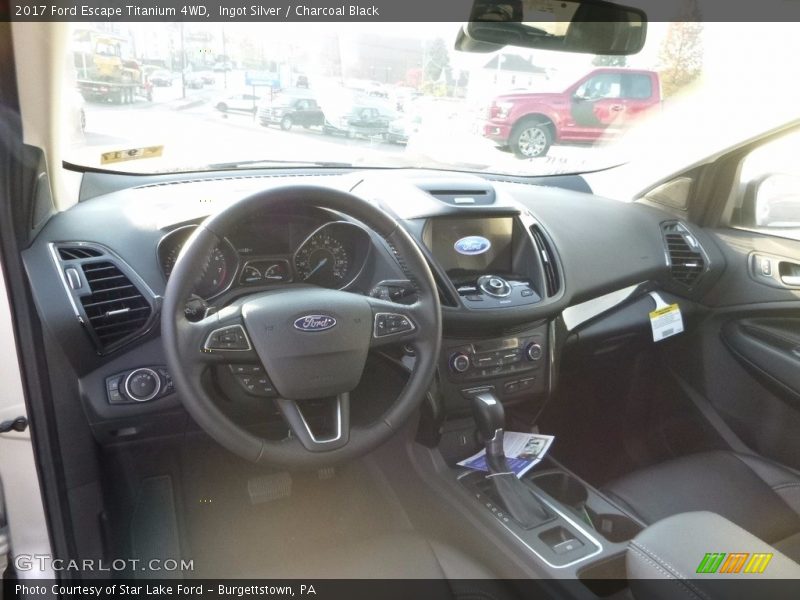 Ingot Silver / Charcoal Black 2017 Ford Escape Titanium 4WD