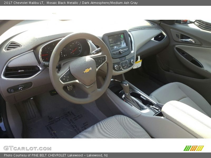 Mosaic Black Metallic / Dark Atmosphere/Medium Ash Gray 2017 Chevrolet Malibu LT