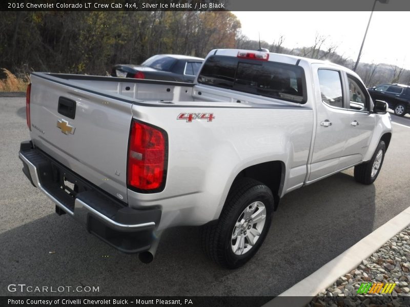 Silver Ice Metallic / Jet Black 2016 Chevrolet Colorado LT Crew Cab 4x4