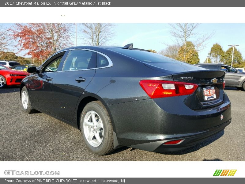 Nightfall Gray Metallic / Jet Black 2017 Chevrolet Malibu LS