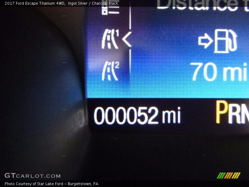 Ingot Silver / Charcoal Black 2017 Ford Escape Titanium 4WD